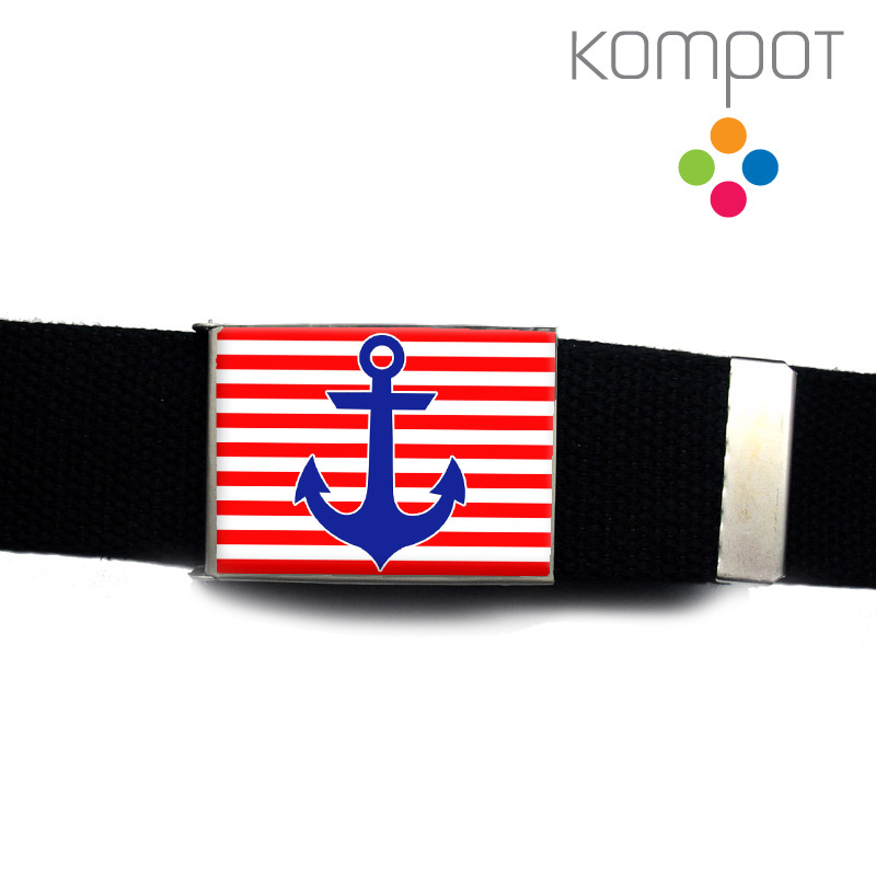 Pásek 053 :: KOTVA, modrá na červené