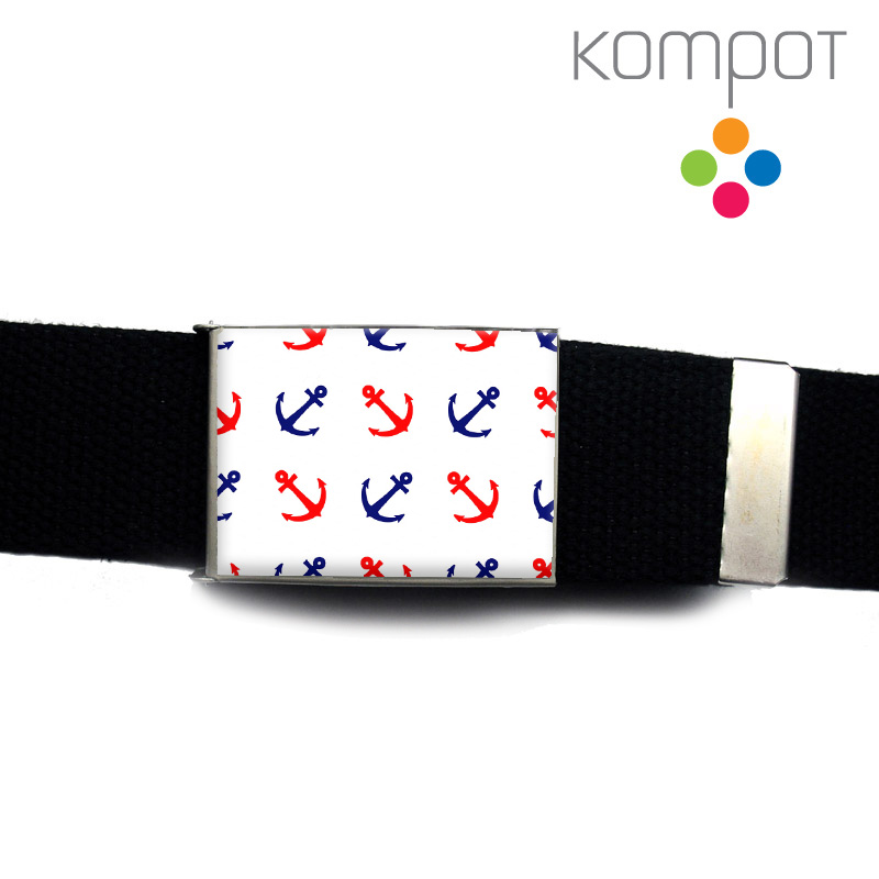 Pásek 051 :: MALÉ KOTVIČKY, červeno-modré