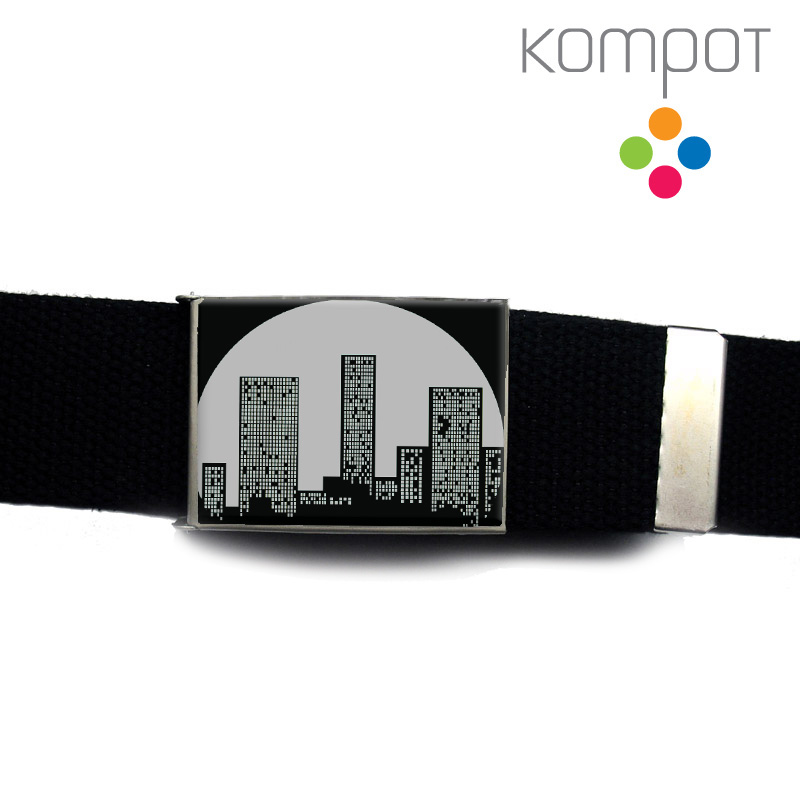 Pásek MĚSTO :: šedé