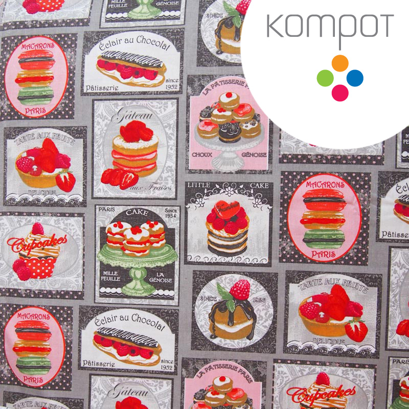 Taška S34 :: V šedé cukrárně - zapínání na ZIP - VÝPRODEJ