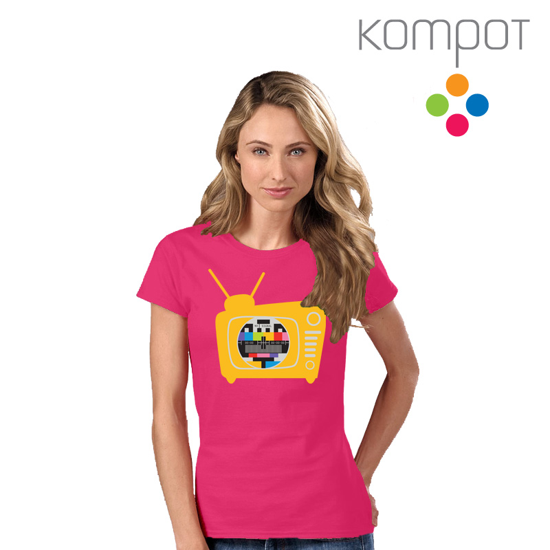 Dámské tričko :: MONOSKOP, růžové