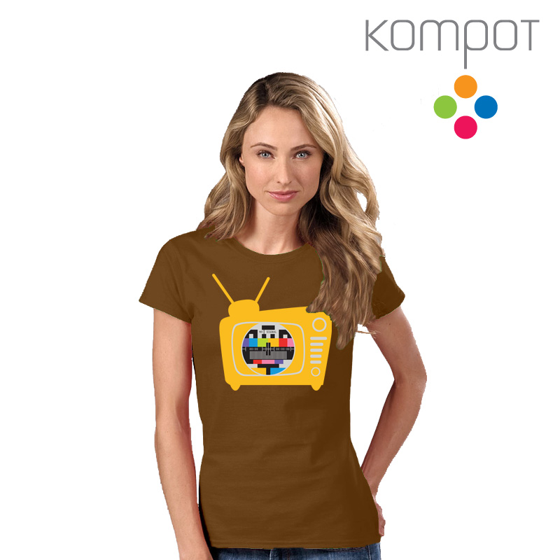 Dámské tričko :: MONOSKOP, oříšek