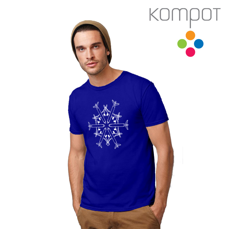 Pánské tričko :: VLOČKA, modré