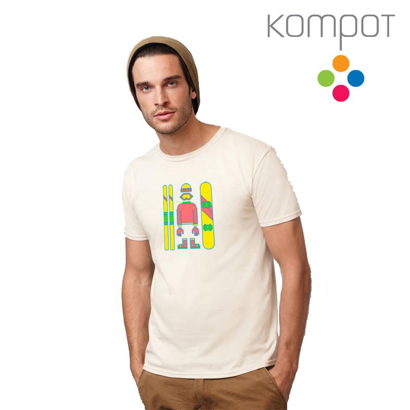 Pánské tričko :: ZIMNÍ VÝBAVA, bílé