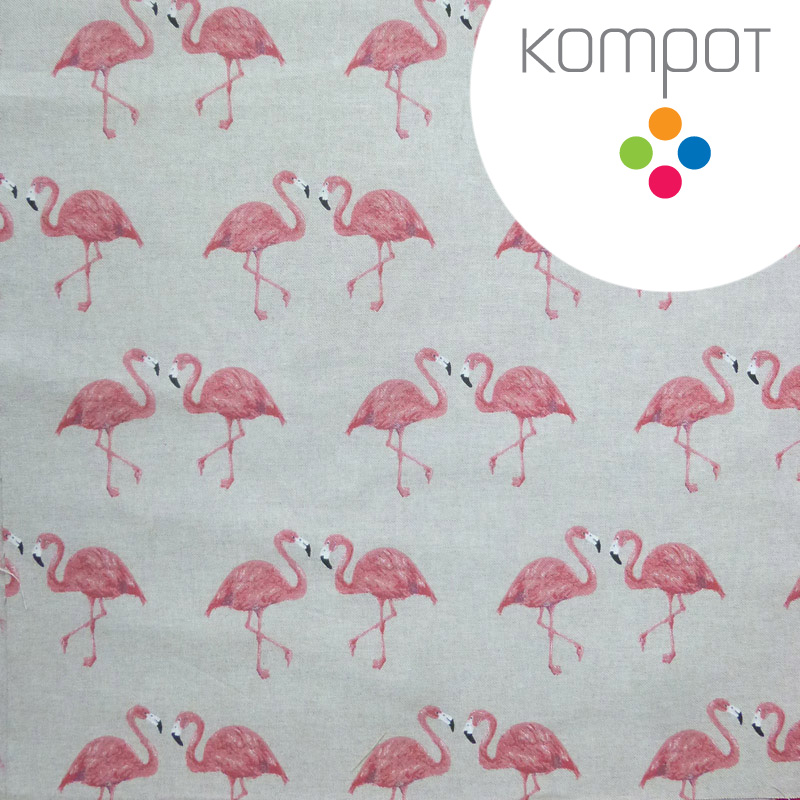 Taška 163 :: Láska plameňáků - zapínání na ZIP