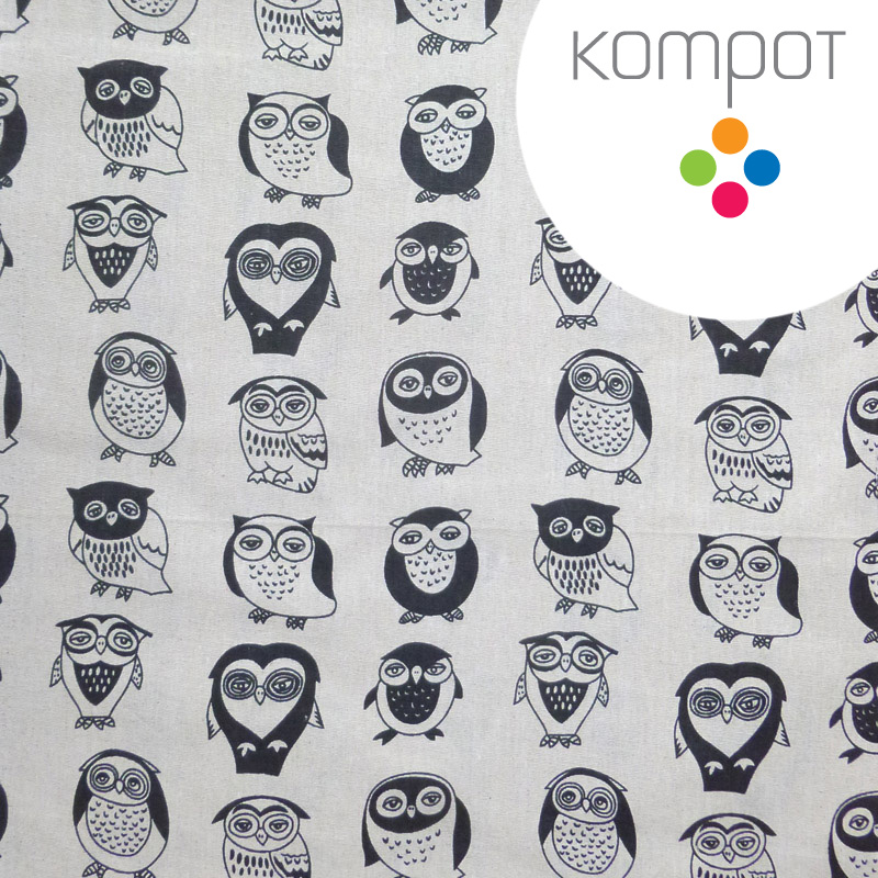 Taška 159 :: Vážné sovy - zapínání na ZIP