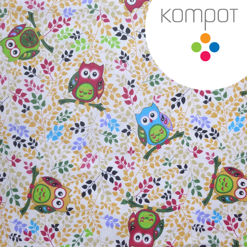 Taška 167 :: Podzimní sovy - zapínání na ZIP