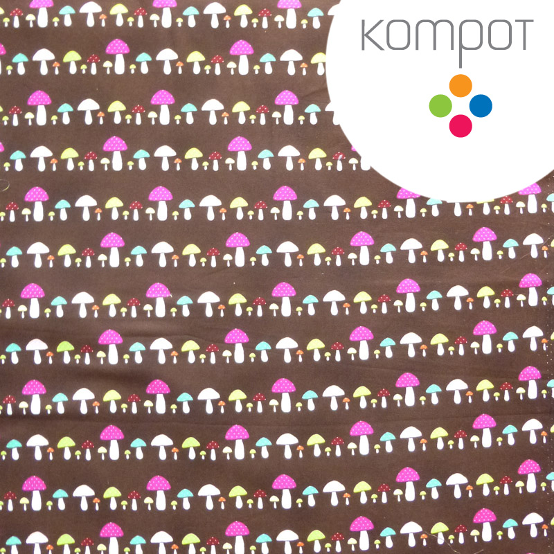 Taška S05 :: Muchomůrky růžové - zapínání na ZIP