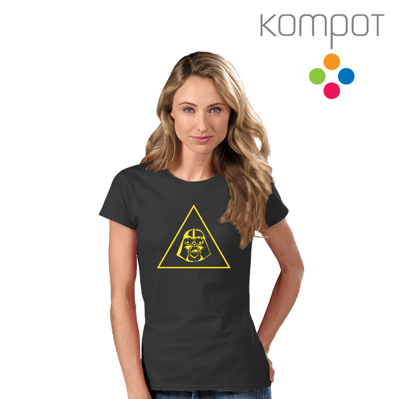 Dámské tričko :: VADER, šedé