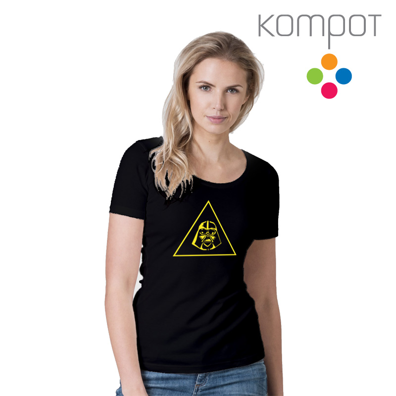 Dámské tričko :: VADER, černé