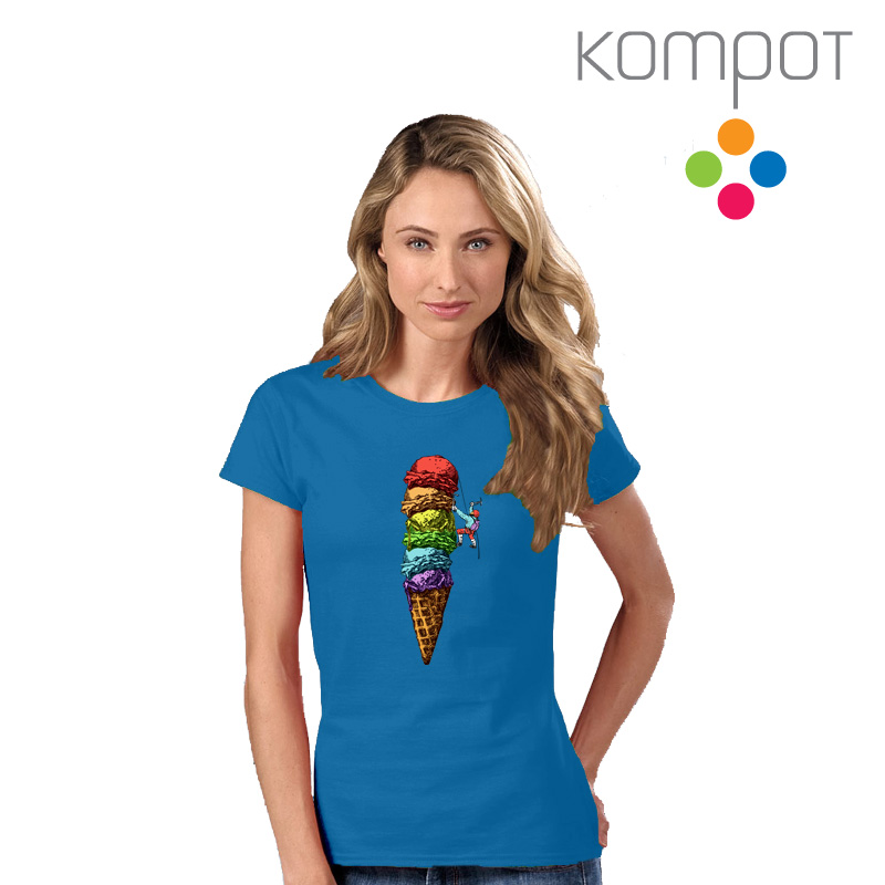 Dámské tričko :: ZMRZLINA, modré