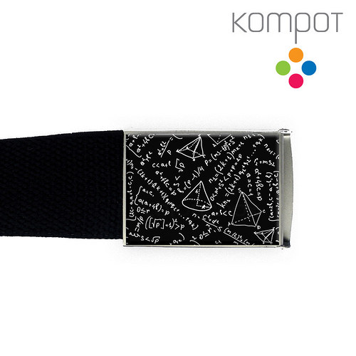 Pásek 026 :: MATEMATIKA, černá