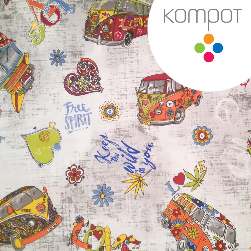 Taška 099 :: Hippie Busík - zapínání na ZIP