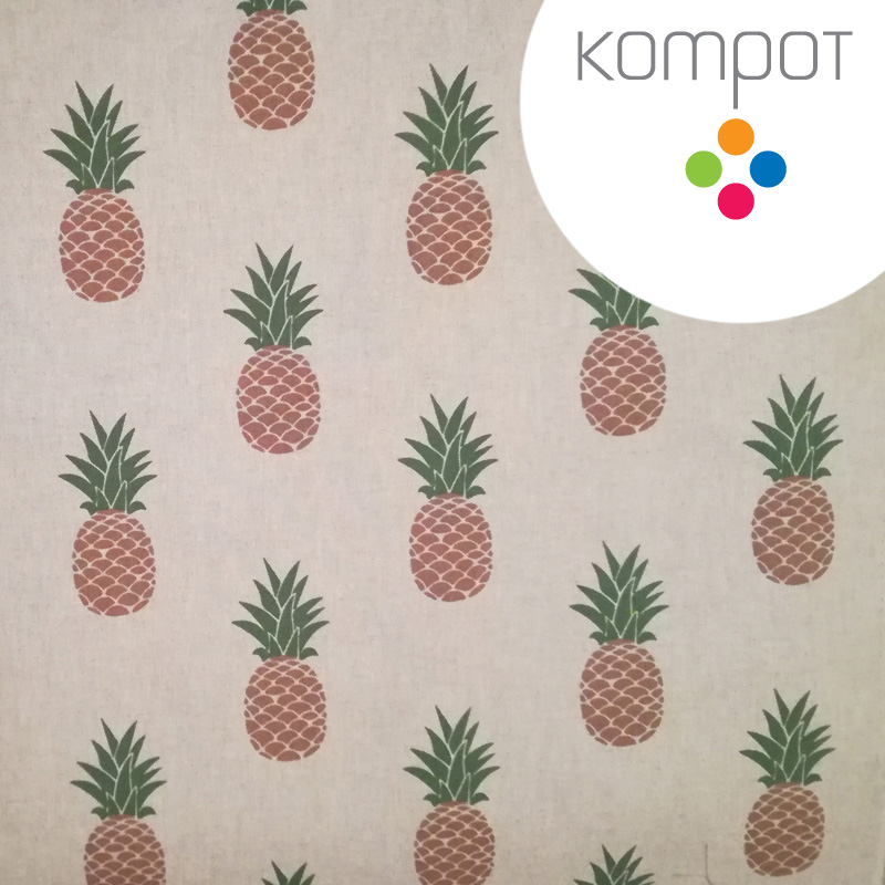 Taška 258 :: Ananasy kreslené - zapínání na ZIP