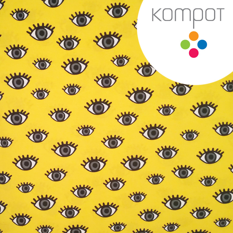 Taška 065 :: Oči, žluté - zapínání na ZIP