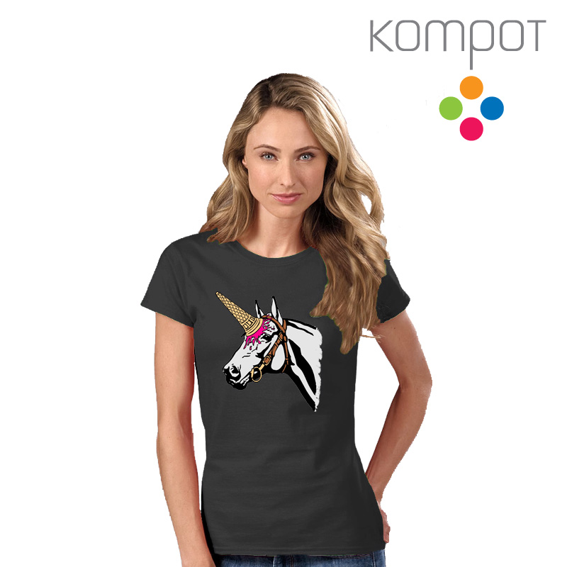 Dámské tričko :: ZMRZKOROŽEC, šedé