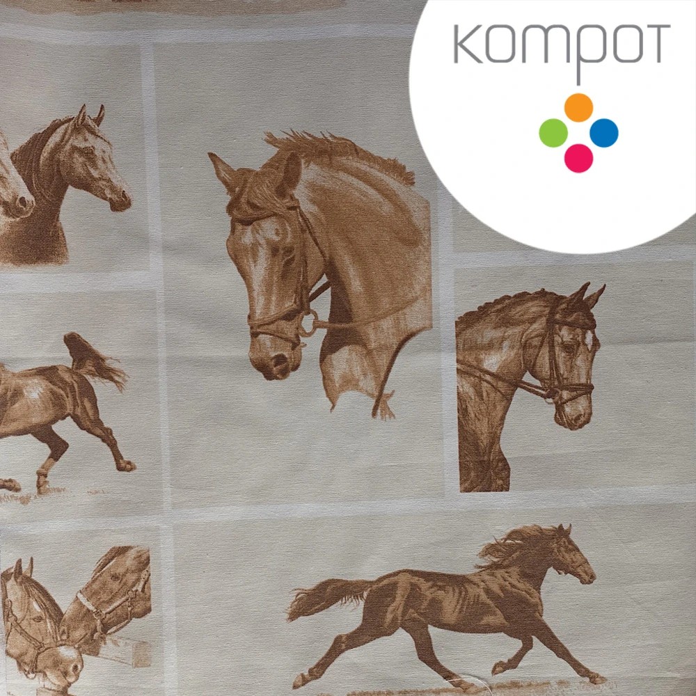 Taška 054 :: Koně - zapínání na ZIP