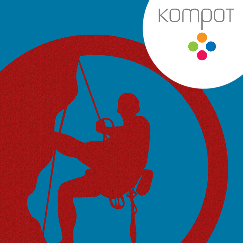 Pánské tričko :: HOROLEZEC, modré