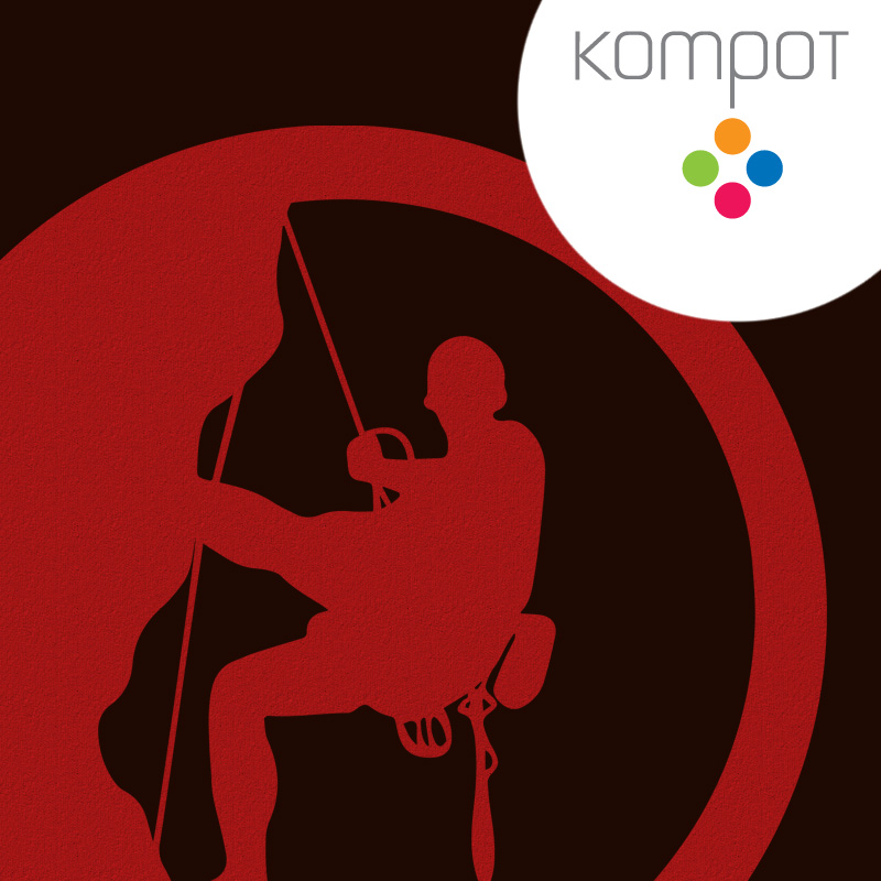 Dámské tričko :: HOROLEZEC, hnědé