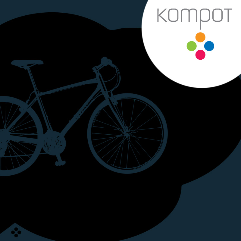 Pánské tričko :: KOLO, modrošedé