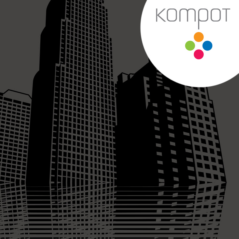 Dámské tričko :: MĚSTO, šedé