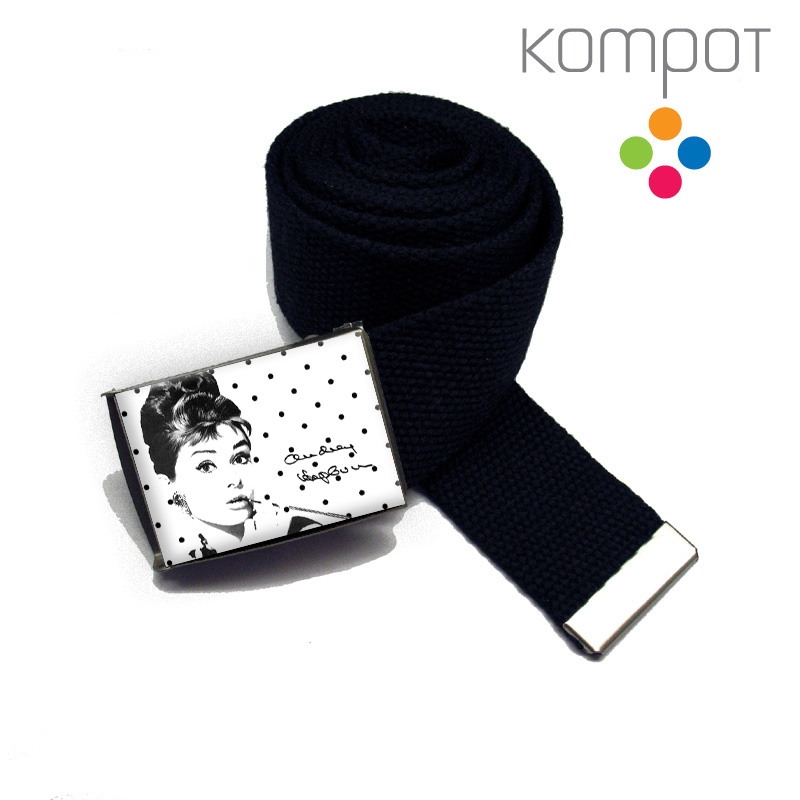 Pásek 031 :: AUDREY S PUNTÍKY, šedé