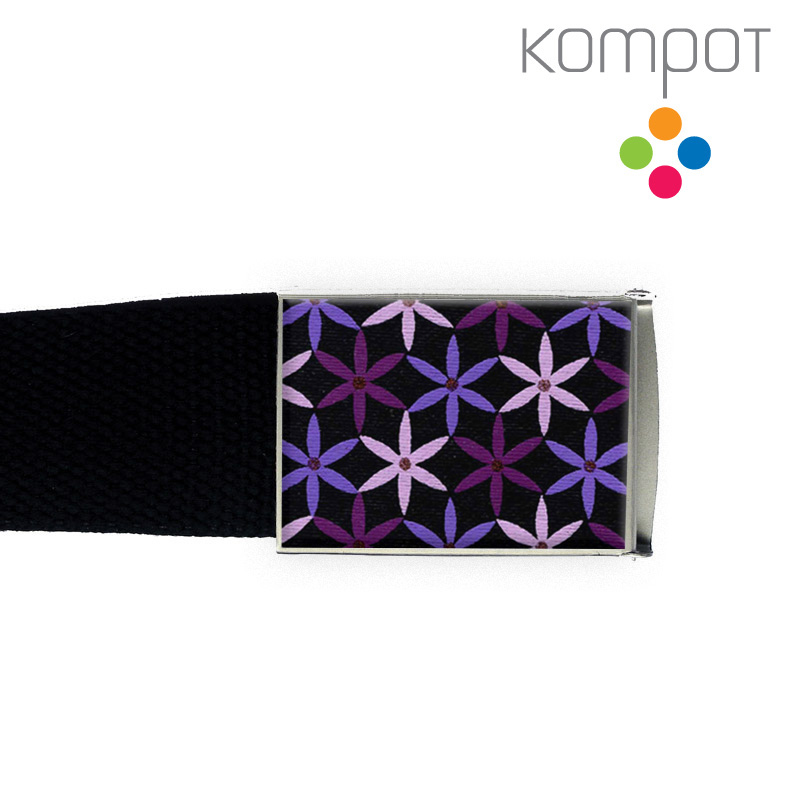 Pásek 058 :: KVĚTY, fialové