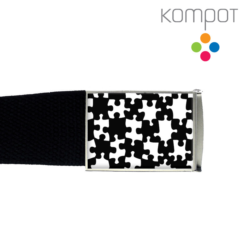 Pásek 014 :: PUZZLE, černobílé