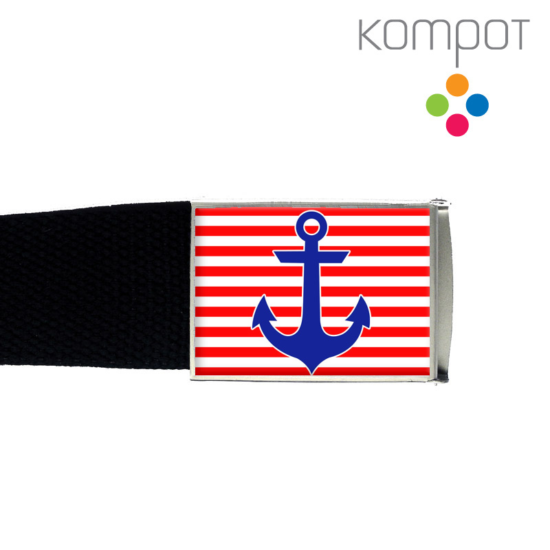 Pásek 053 :: KOTVA, modrá na červené