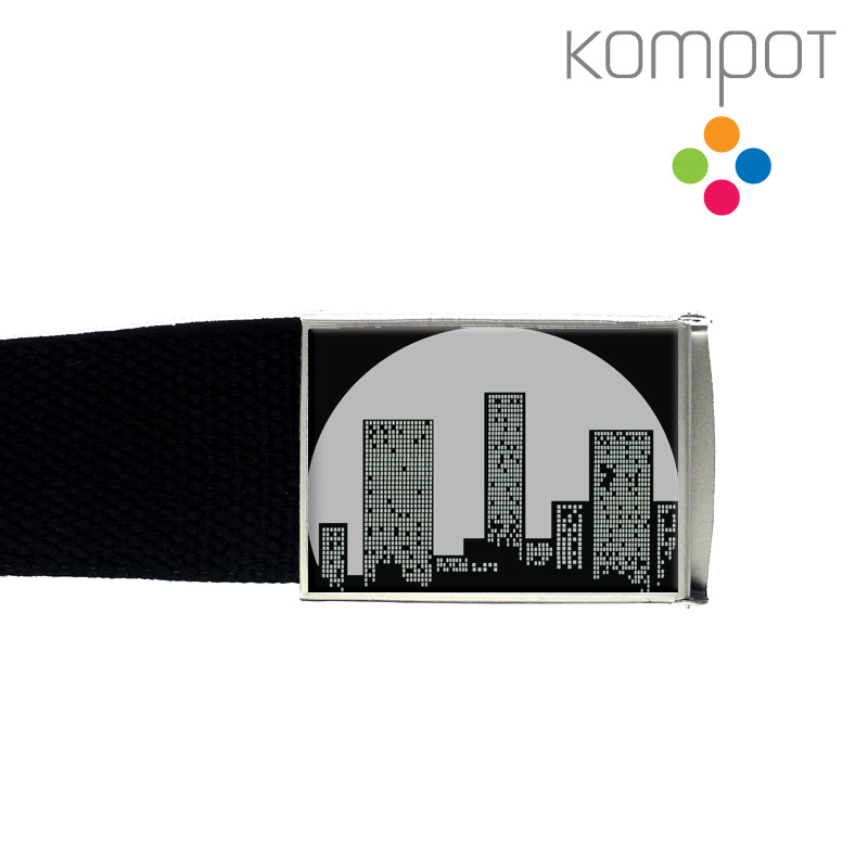 Pásek MĚSTO :: šedé