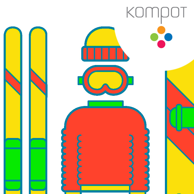 Dámské tričko :: ZIMNÍ VÝBAVA, bílé