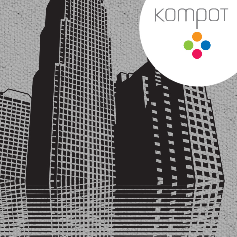 Dámské tričko :: MĚSTO, šedé melírové