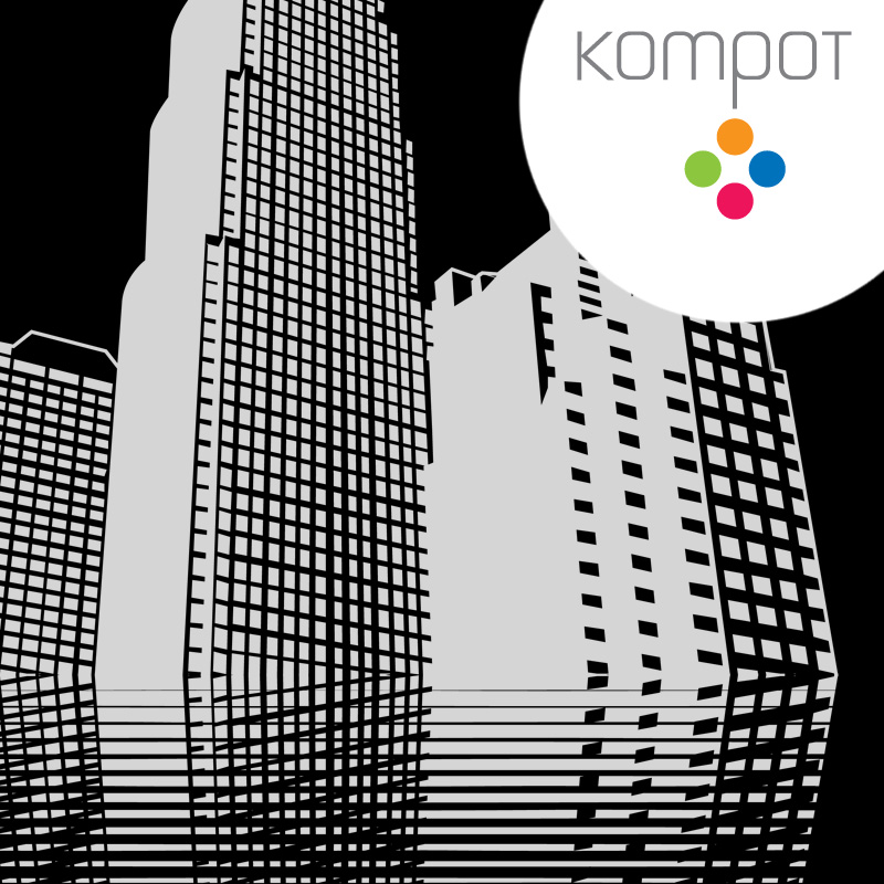 Dámské tričko :: MĚSTO, černé - DOPRODEJ