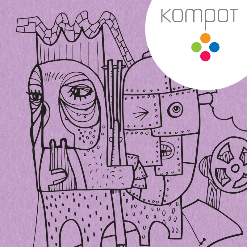 Dámské tričko :: PLECHÁČCI, lila - DOPRODEJ