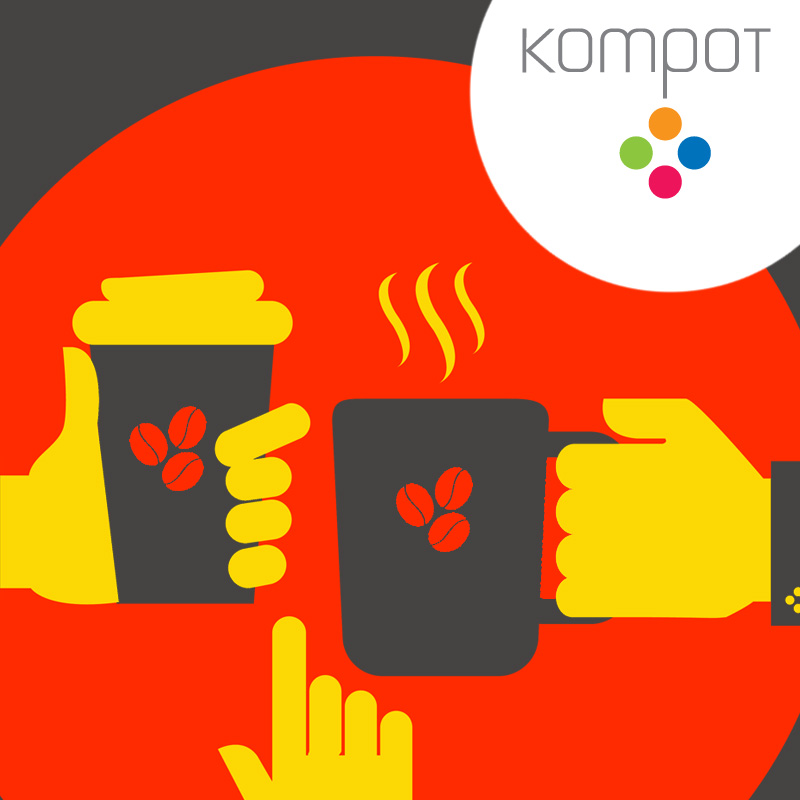 Dámské tričko :: KAFÍČKA, šedá