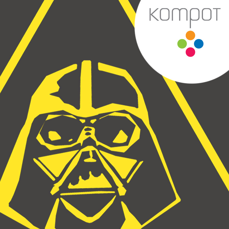 Dámské tričko :: VADER, šedé