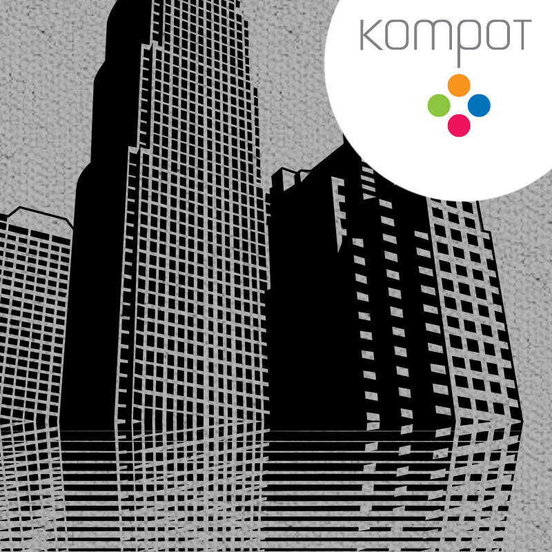 Pánské tričko :: MĚSTO, melír světlý - DOPRODEJ