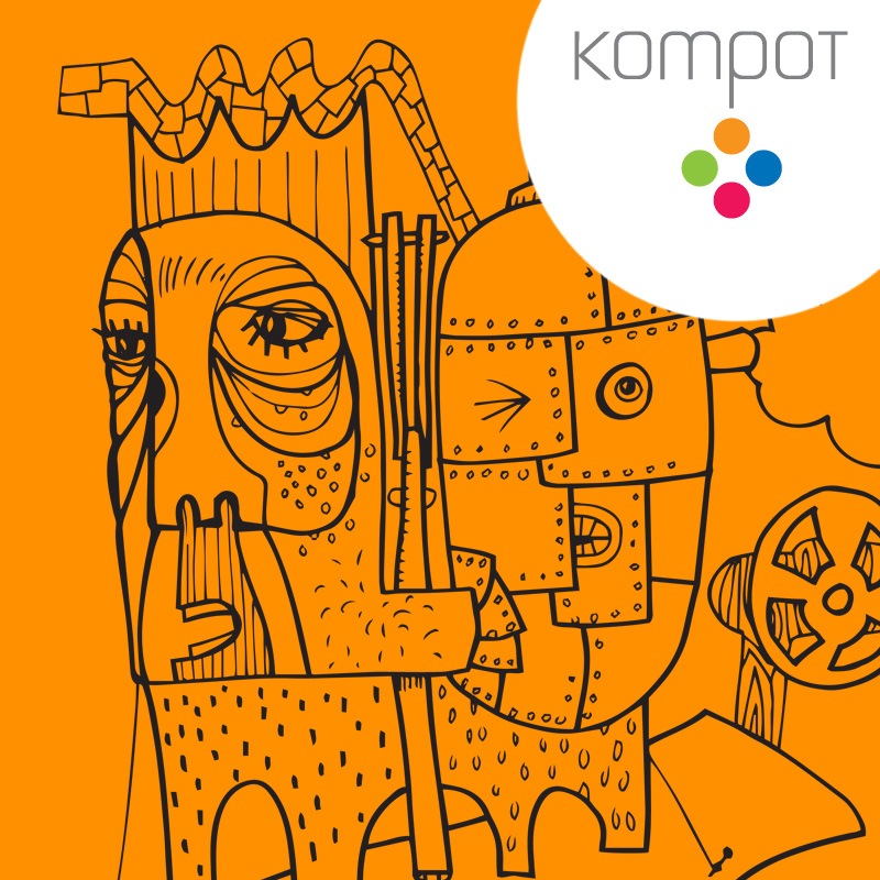 Pánské tričko :: PLECHÁČCI, oranžové