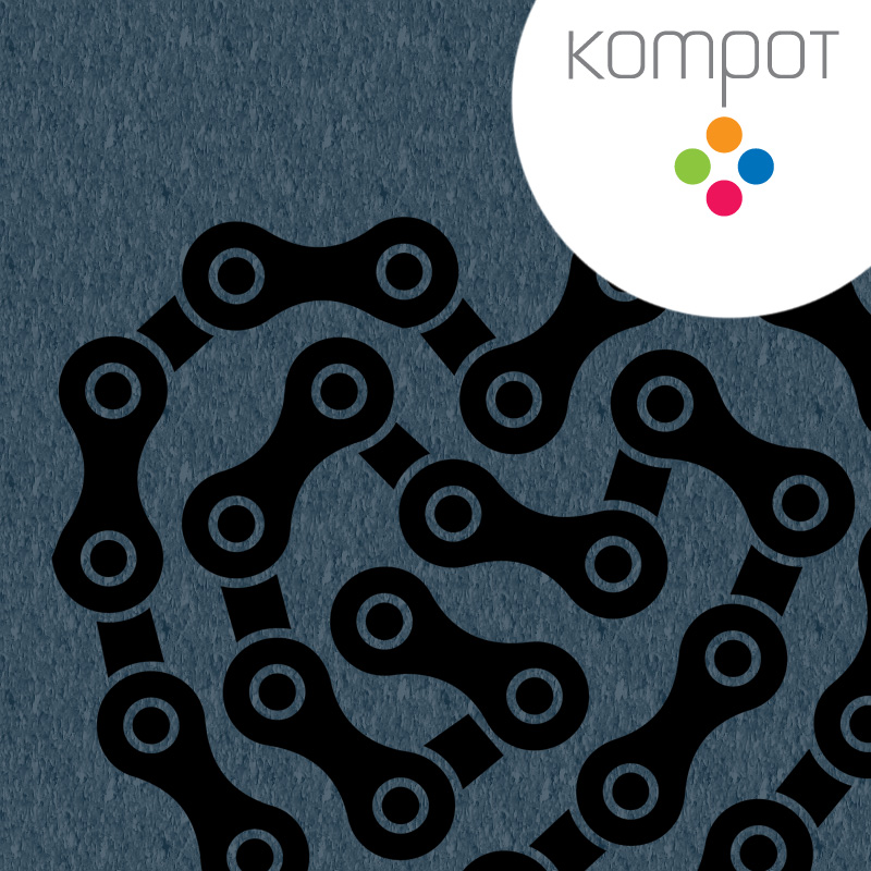 Dámské tričko :: CYKLOSRDCE, ocelové