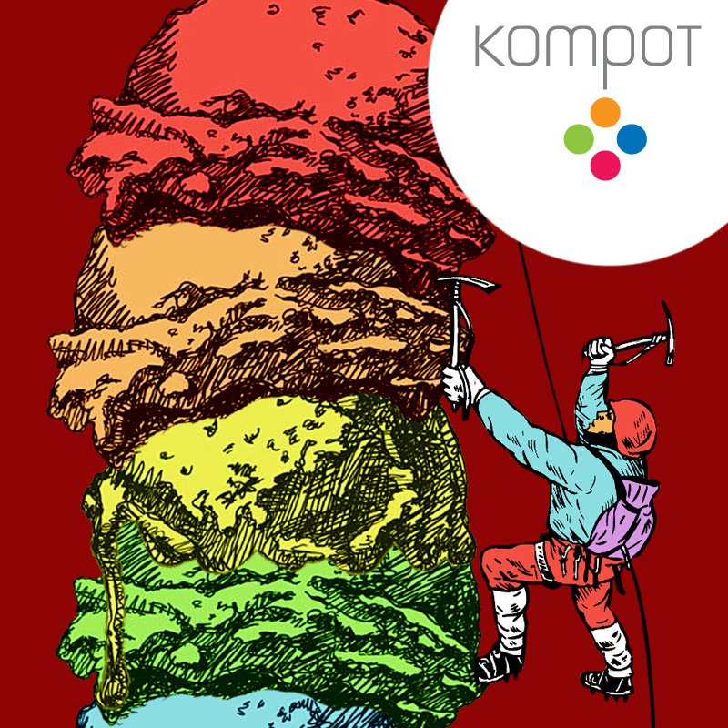 Pánské tričko :: ZMRZLINA, vínové