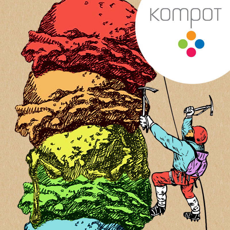 Dámské tričko :: ZMRZLINA, béžové