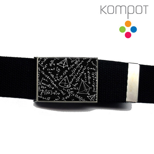 Pásek 026 :: MATEMATIKA, černá