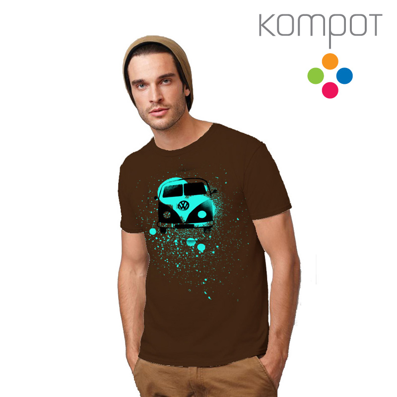 Pánské tričko :: BUSÍK, hnědé